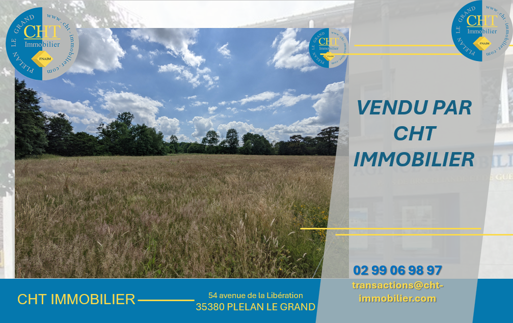 à plélan-le-grand (35), herbage de 13 000m2 et parcelle de bois de 2 150m² · 19 500 €