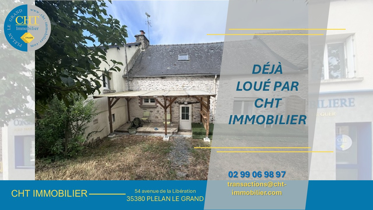 GUER à louer maison meublée T2