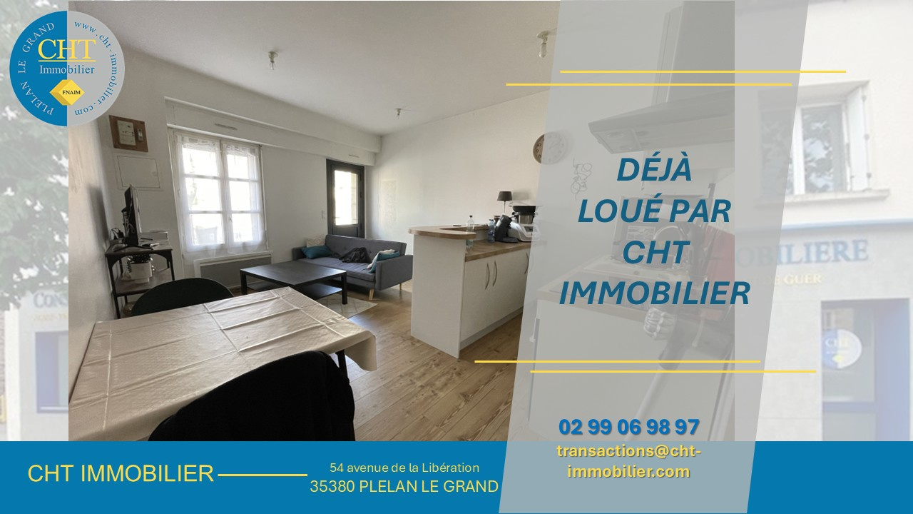  PLELAN LE GRAND à LOUER - APPARTEMENT T2
