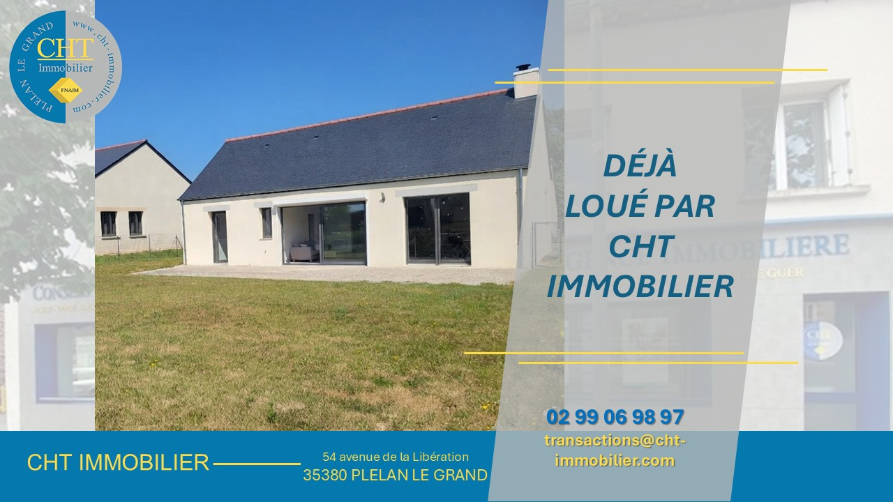 PAIMPONT - A LOUER - MAISON T4 DE PLAIN PIED