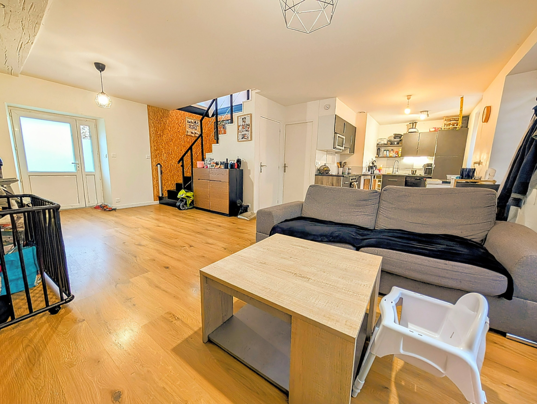ACHAT MAISON COMBLESSAC : LONGÈRE EN PIERRE ENTIÈREMENT RÉNOVÉE   AVEC CHT IMMOBILIER