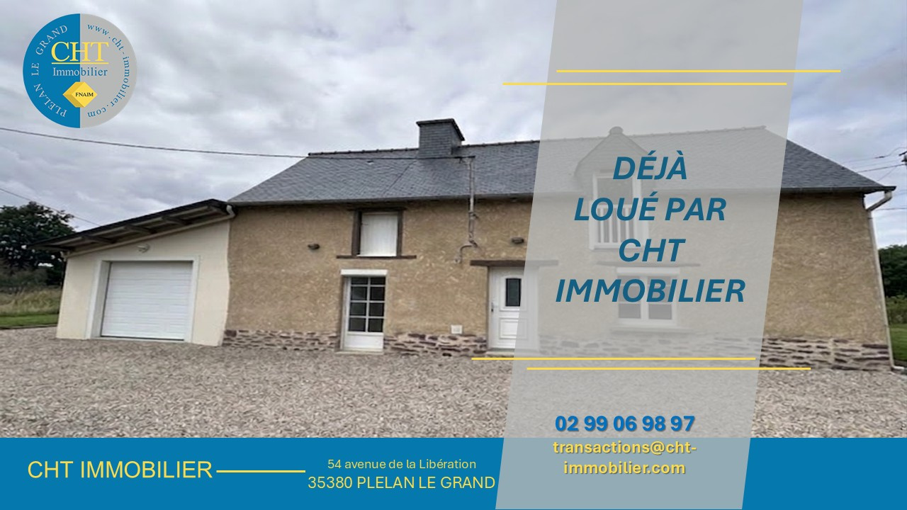 A LOUER à Paimpont - Maison T3 entièrement rénovée