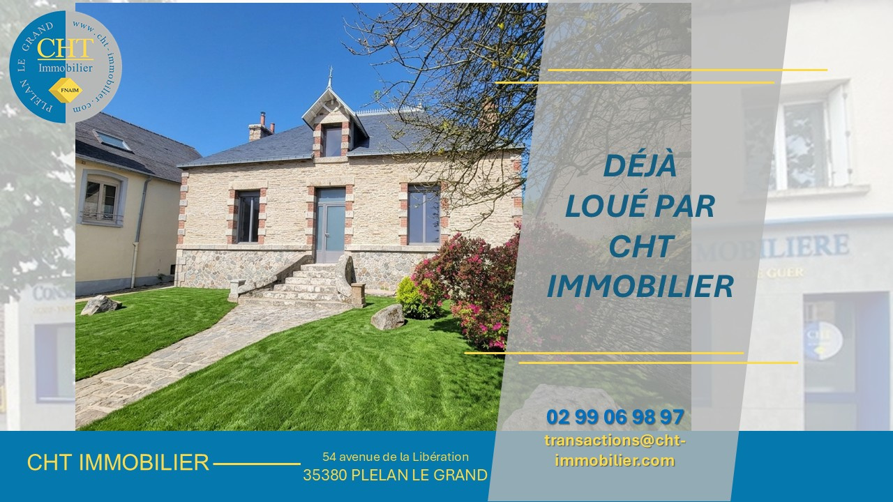 À louer à Carentoir : grande maison T7 entièrement rénovée