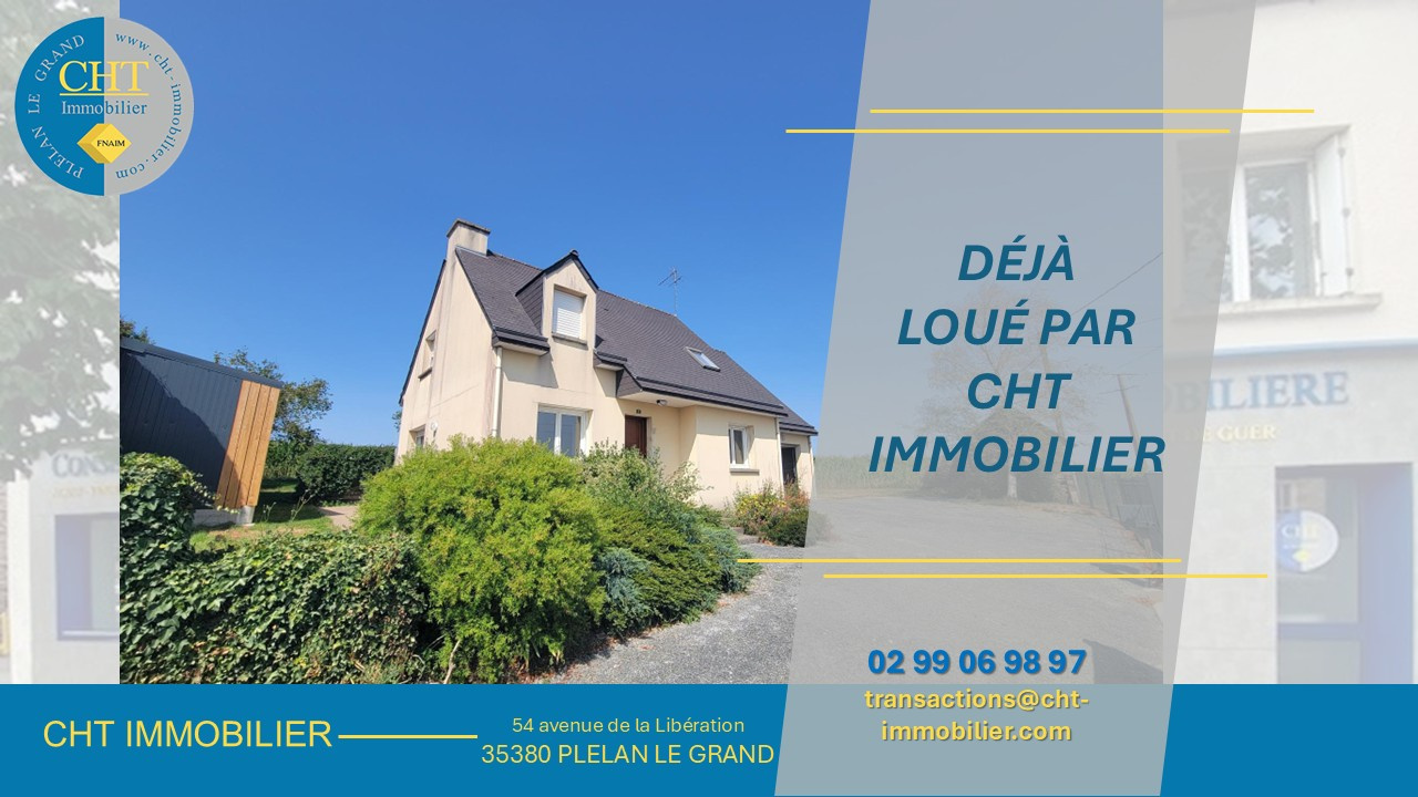 A LOUER à PLÉLAN-LE-GRAND  - Maison T5